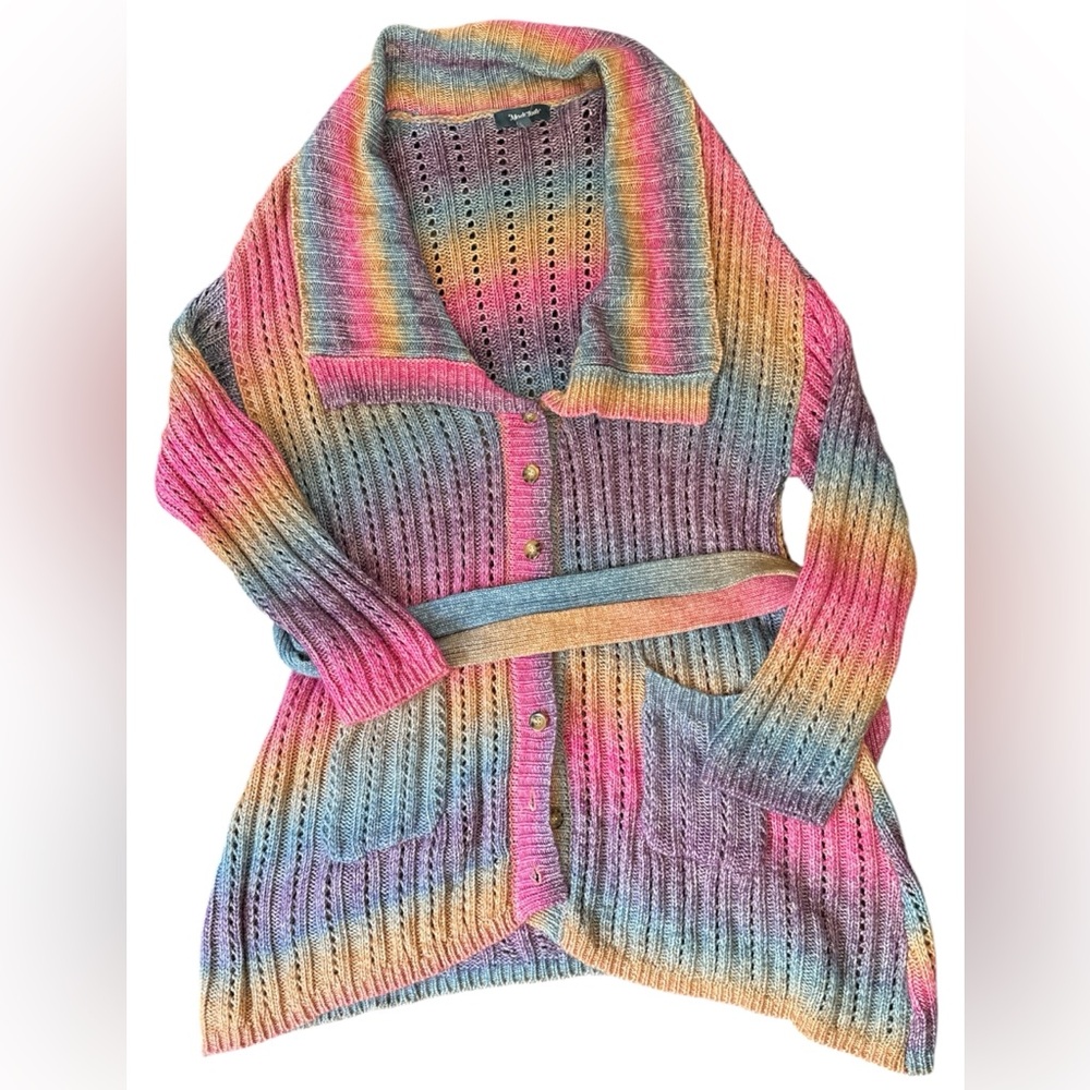 Rainbow ModCloth Knit Women's Sweater